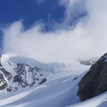 Mont Blanc de Cheilon dans le brouillard